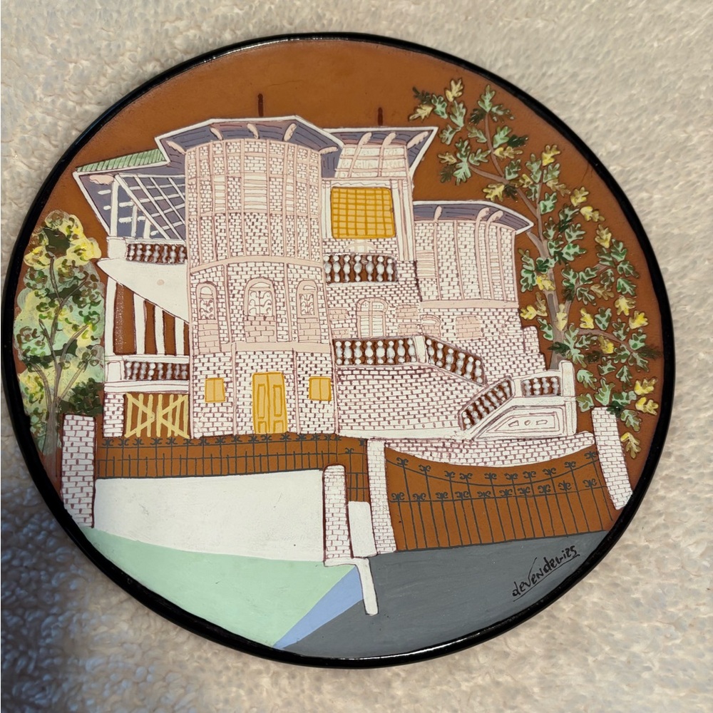 Haitian clay wall art